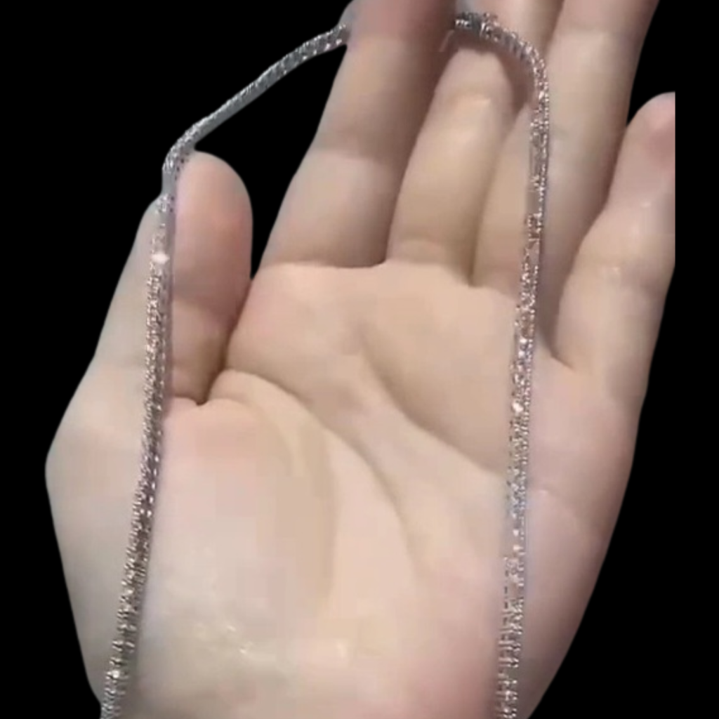 Micro diamond 2025 tennis necklace