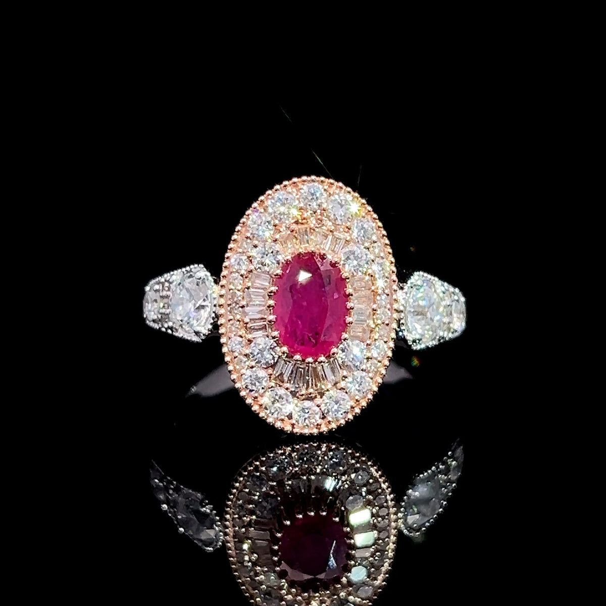 Coloured Gem Rings