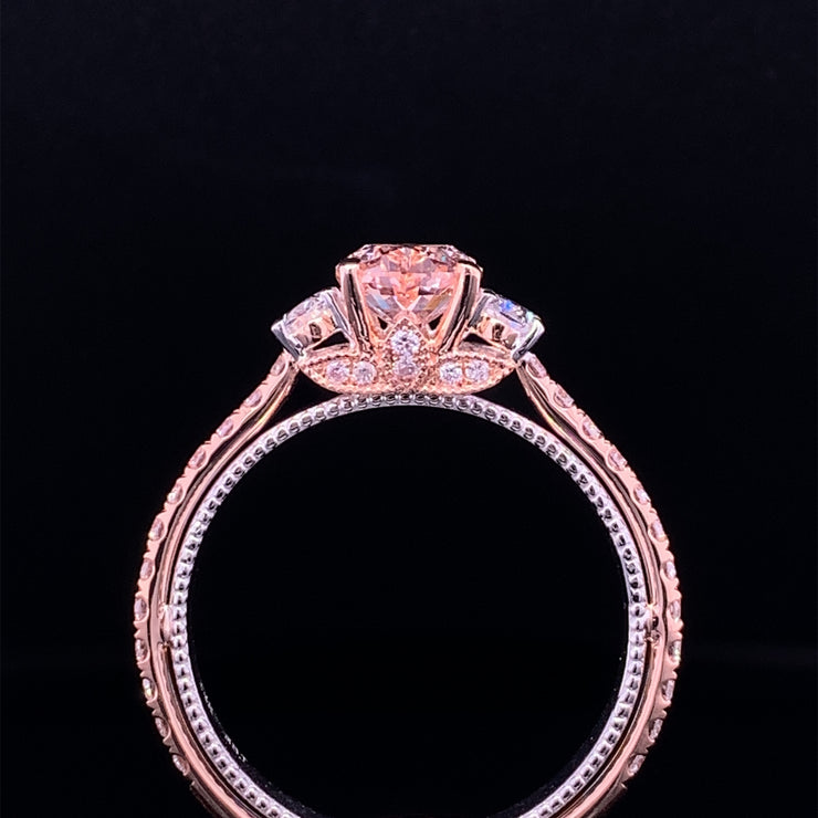 Pink Oval Diamond Trilogy