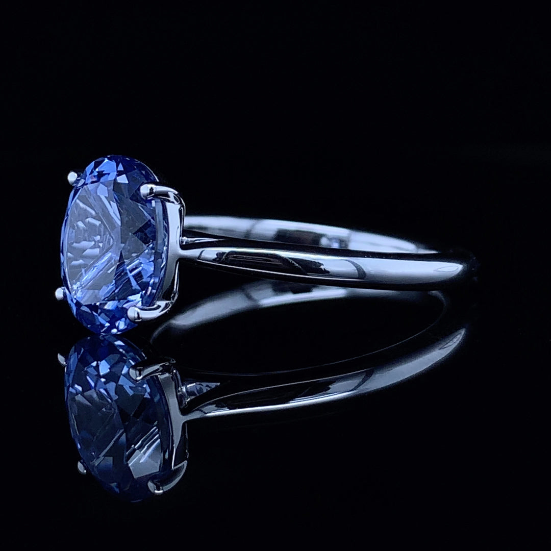 1.5ct Blue Lab Sapphire Solitaire