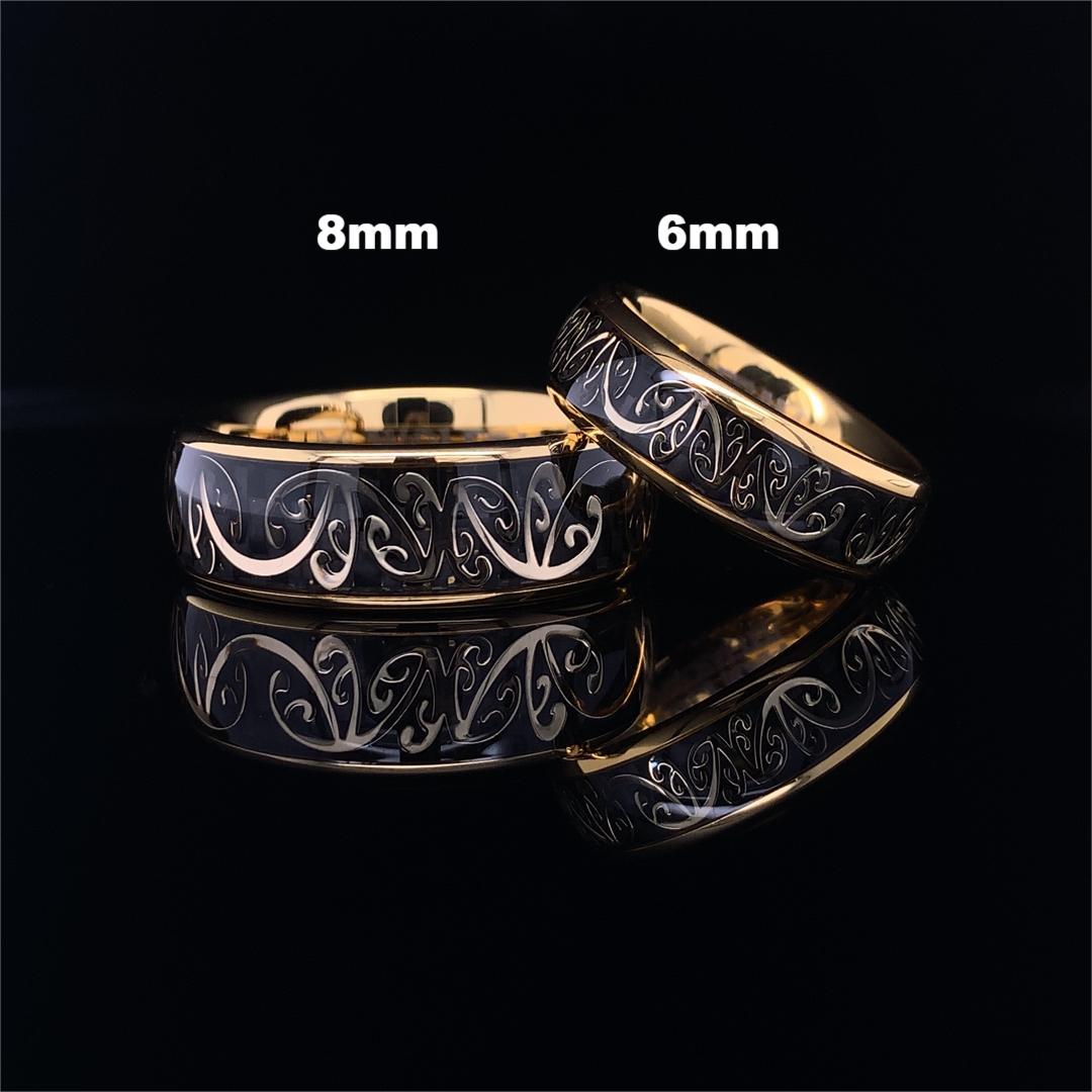 The Slim Golden Koru Ring