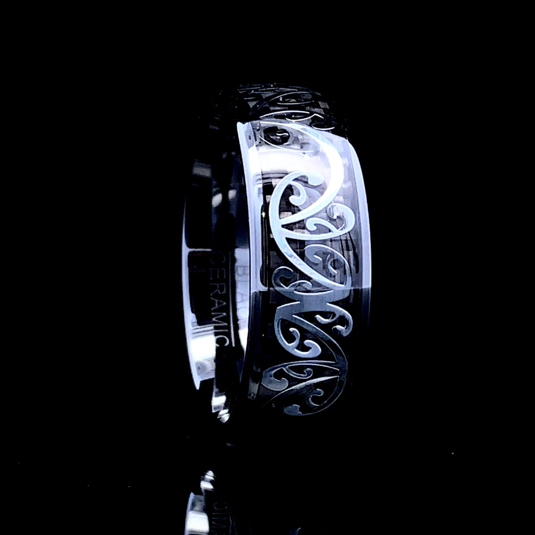 The Midnight Koru Ring