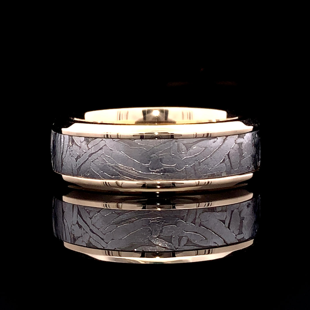 Gibeon Meteorite Wedding Band