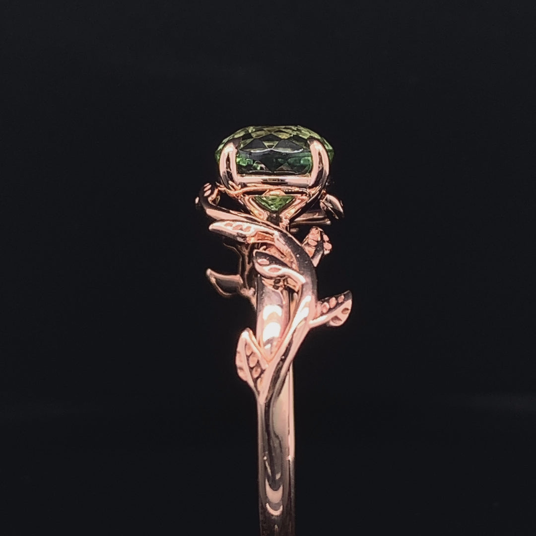 Tourmaline Vine Ring