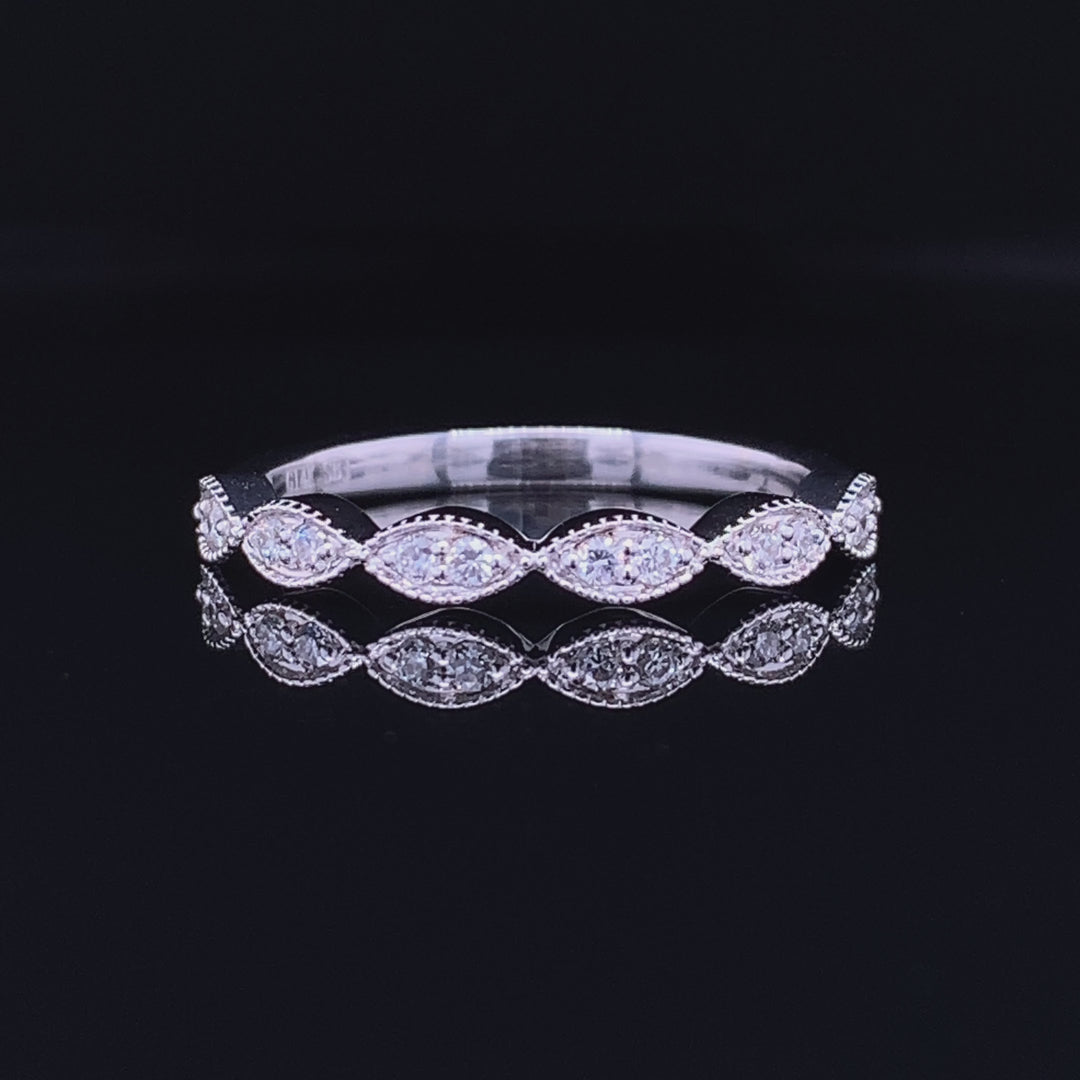 Vintage Marquise Shaped Band