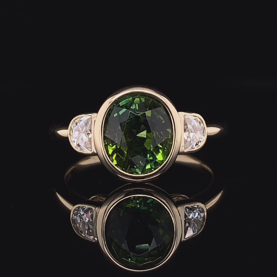 Tourmaline Trilogy Ring