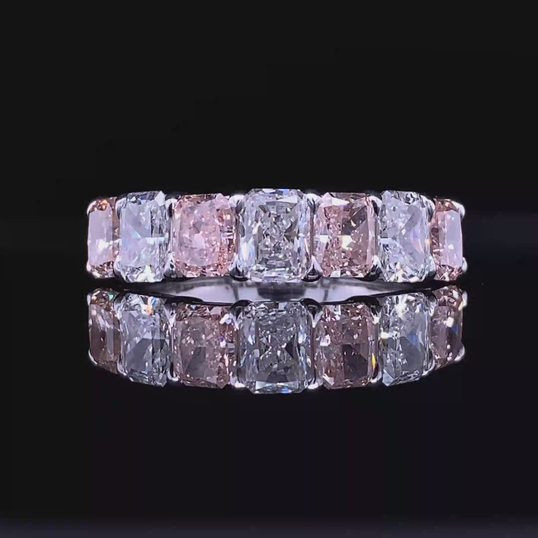 Pink & White Radiant Band