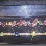 Candy Crush Sapphire & Moissanite Tennis Bracelet