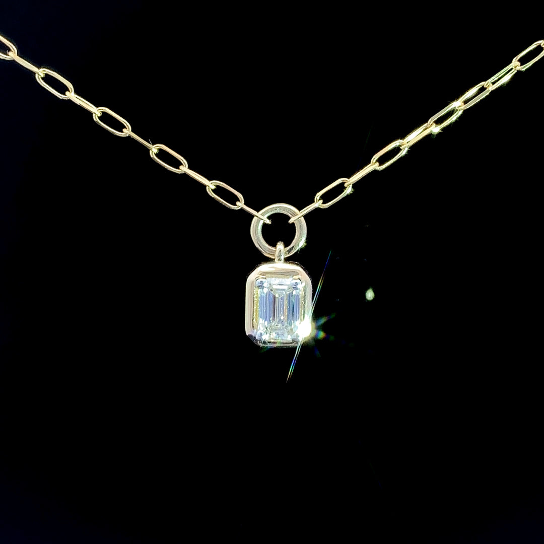 Emerald Cut Box Chain