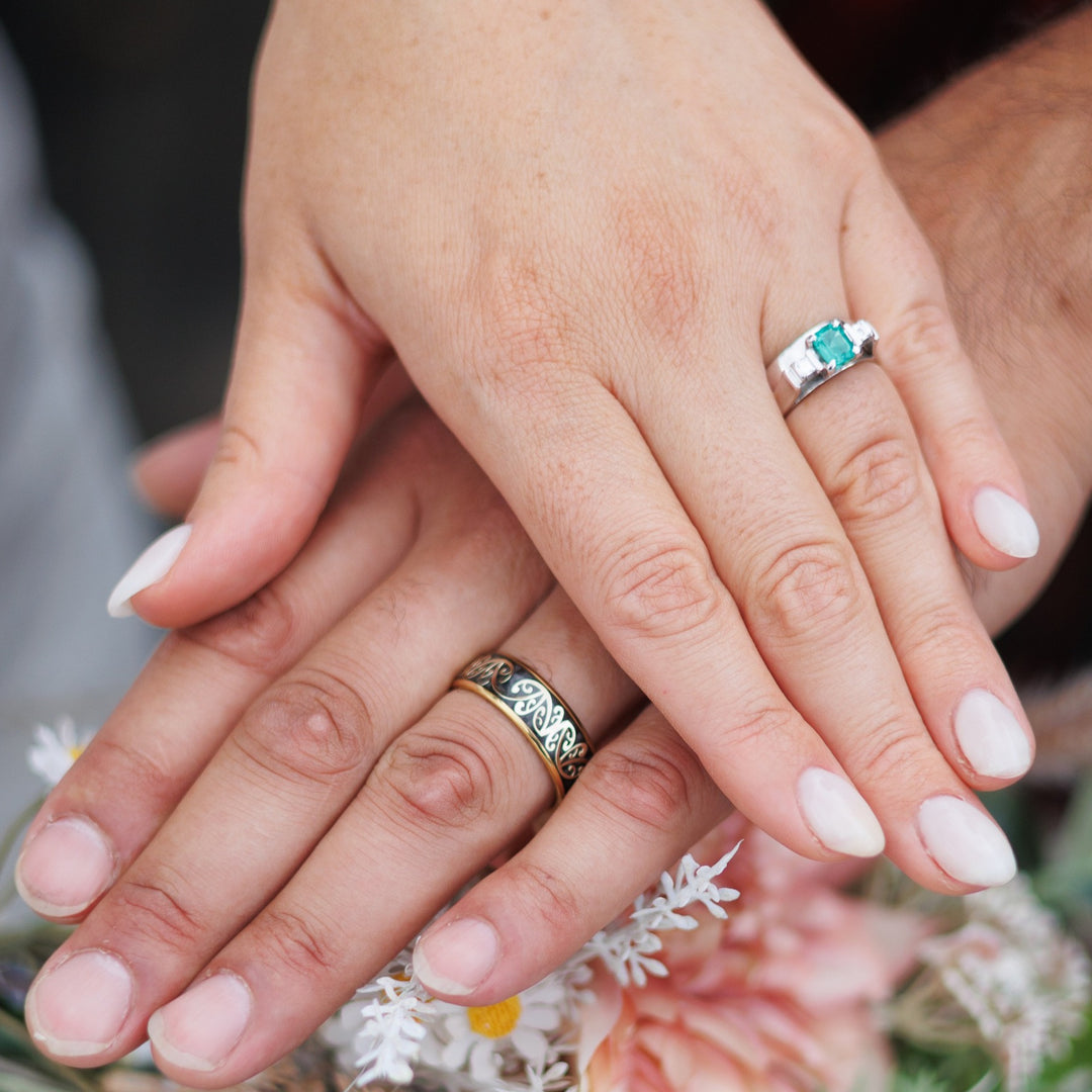The Golden Koru Ring Set
