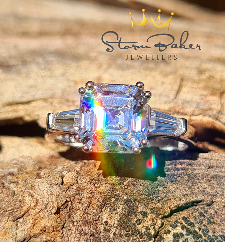 Asscher & Baguette - Custom 0016