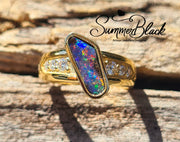 Opal & Diamonds  - Custom 0008