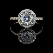 130 Facet Halo Ring - 0260