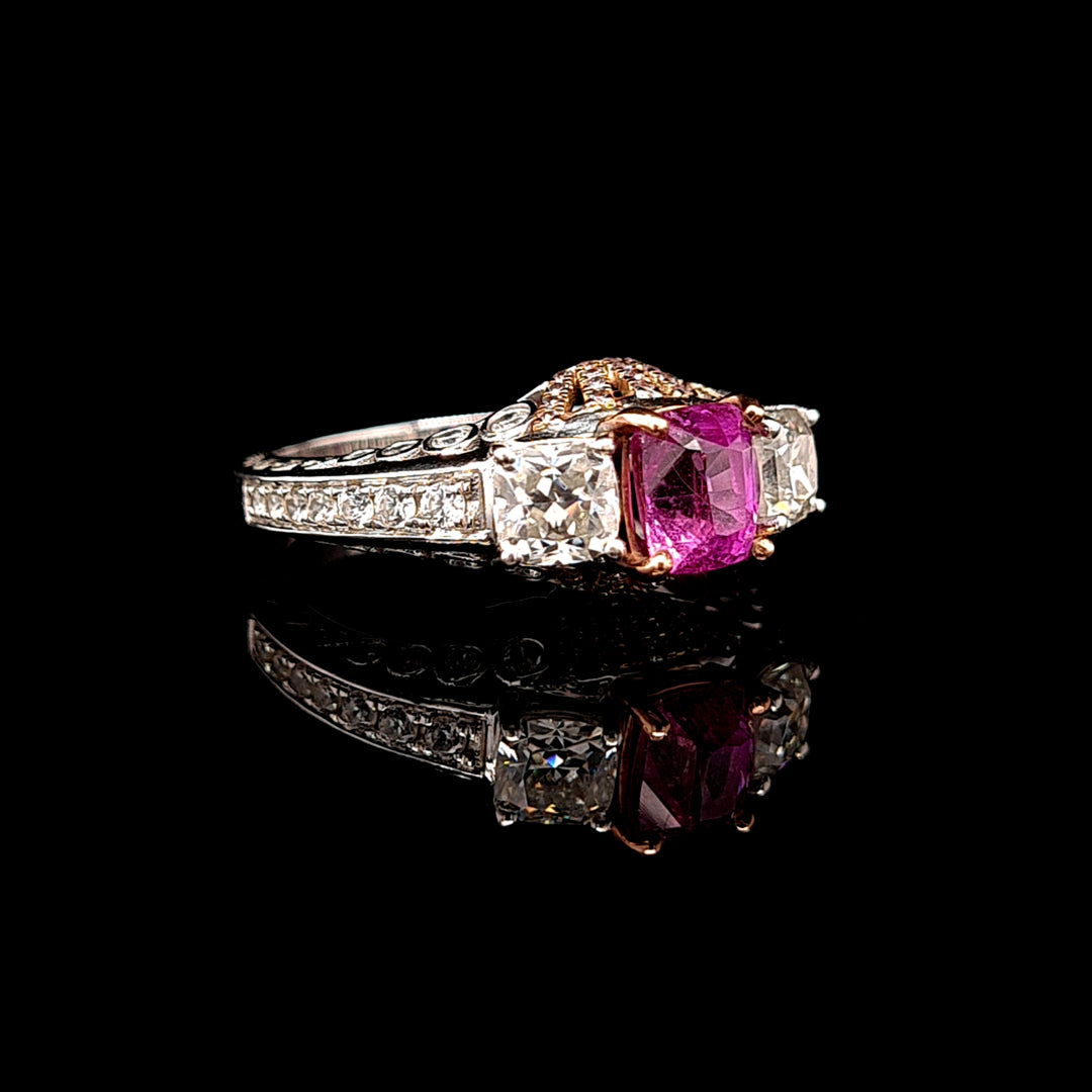 Pink Sapphire & Diamond