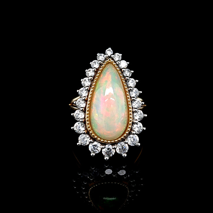 Large Pear Crystal Opal