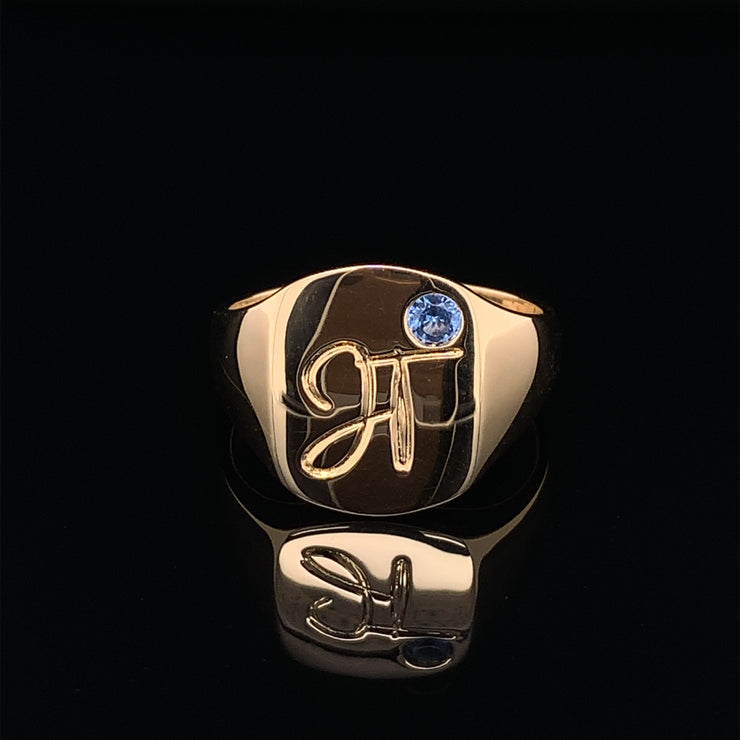 18k Signet Ring  - 0218