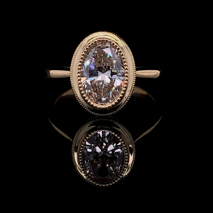 Oval Lab Diamond Ring