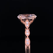 Oval Vintage Moissanite Ring