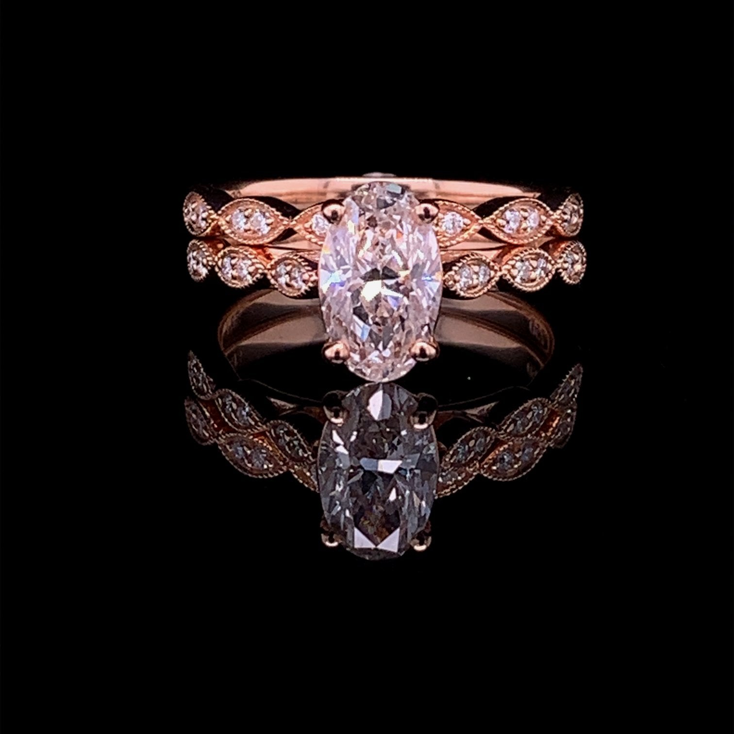 Oval Wedding Set – Storm Baker Jewellers Oval Wedding Set – Storm Baker Jewellers