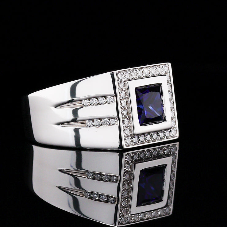 Sapphire & Diamond Band - 0268
