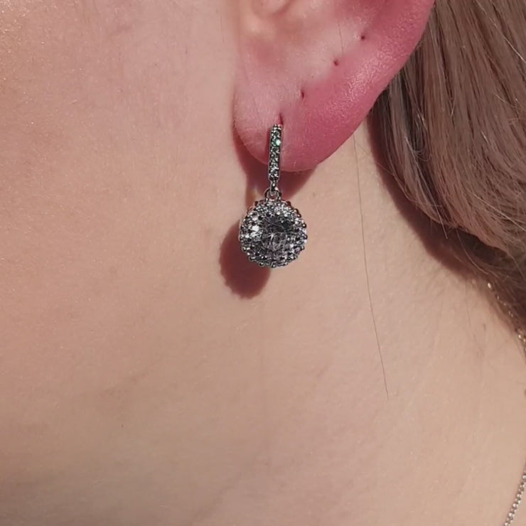 Cluster Drop Earrings