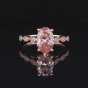 Pink Diamond Vintage Oval - 0208