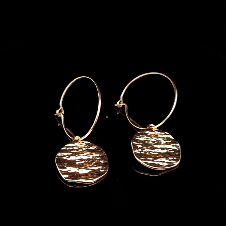 Moons of Gold Earrings