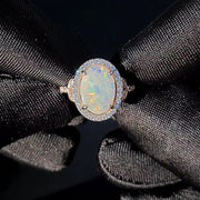 White Opal & Diamonds - Custom 0019