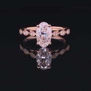 Oval Vintage Moissanite Ring