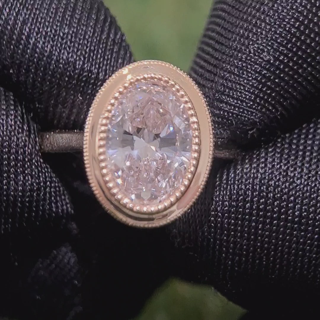 Oval Lab Diamond Ring – Storm Baker Jewellers