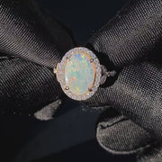 White Opal & Diamonds - Custom 0019