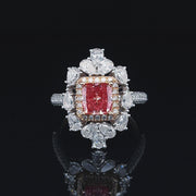 Pink & White Diamonds  - 0235