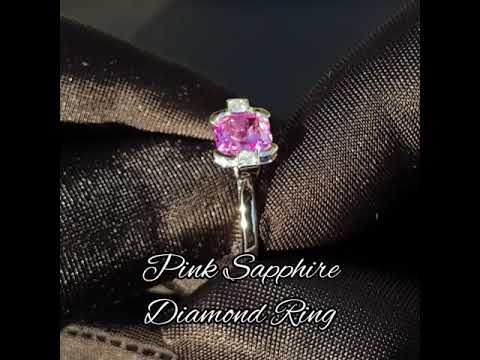 Pink Sapphire & Diamond - Custom 0029
