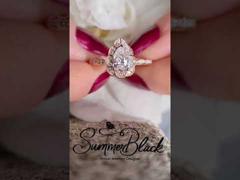 Vintage Rose Gold Sienna Diamond - Custom 0032
