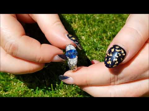 Custom Sapphire Band- Custom 0066