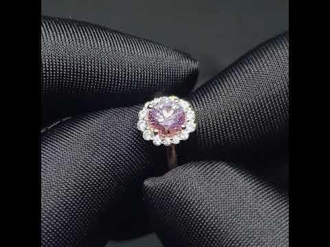 Pink Sapphire & Diamond - Custom 0027
